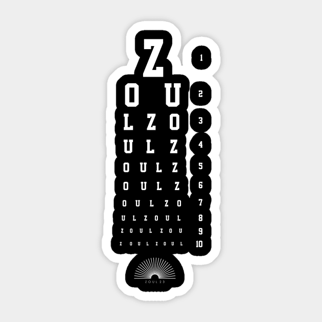 white eye test Sticker by chinzu